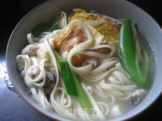 海蛎面的做法