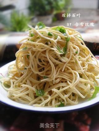 三分钟的快手菜——凉拌百叶丝