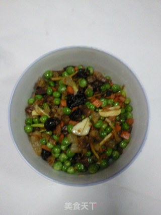 豌豆炒咸肉的做法