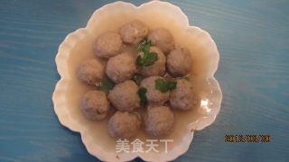 蒸莲藕肉末丸子的做法