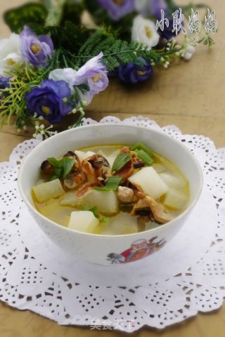 淡菜萝卜瘦肉汤的做法