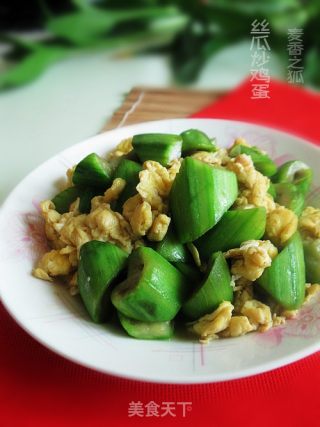 丝瓜炒鸡蛋的做法