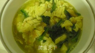 菠菜鸡蛋手擀面的做法