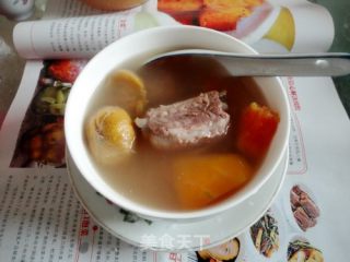 木瓜栗子排骨汤的做法