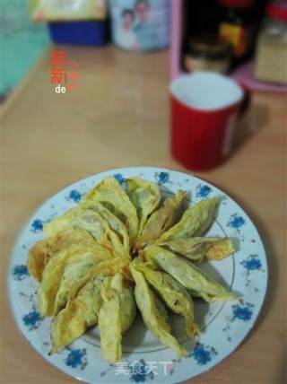 荠菜蛋饺的做法