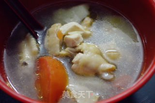 蕃茄薯仔炖鸡汤的做法