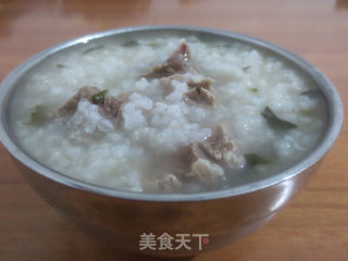 菠菜瘦肉粥的做法