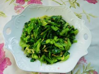 应季家常菜--虾皮菜心的做法