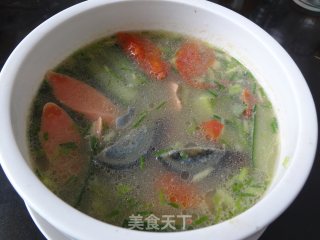 皮蛋黄瓜汤的做法