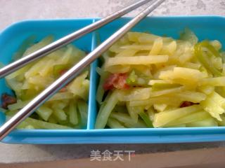 青椒炒土豆丝【电饭锅】的做法