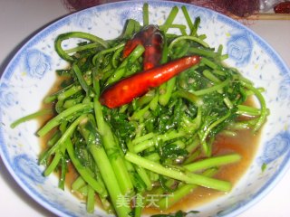 蒜蓉茼蒿的做法