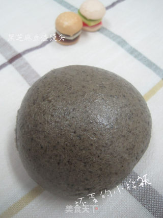 黑芝麻豆渣馒头的做法