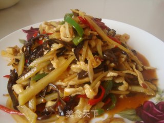 鱼香鸡丝的做法