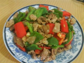 辣椒炒肉片的做法