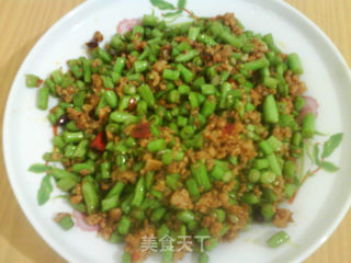 豆角肉末的做法