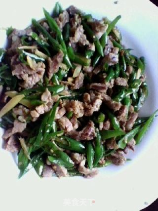 尖椒肉丝的做法