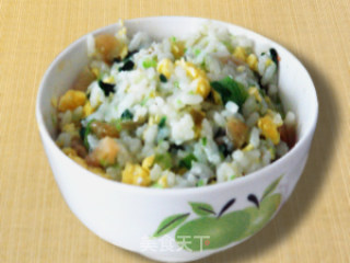 蔬菜蛋炒饭的做法