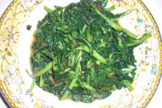 清炒茼蒿的做法