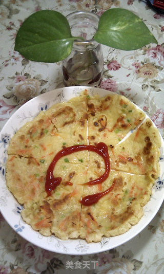 胡萝卜鸡蛋饼的做法