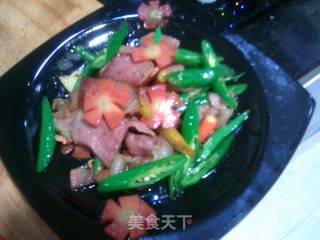 乡间小炒腊肉的做法