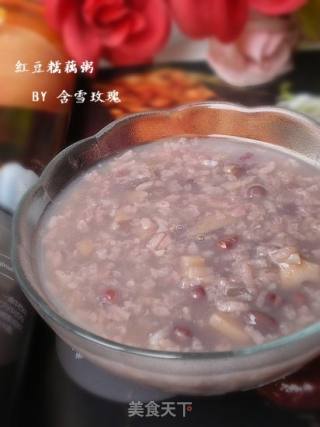 红豆糯藕粥的做法
