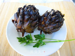 烤洋蓟（俗称百叶菜）的做法