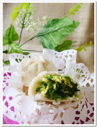 【百变面食】家常包子---菠菜鸡蛋包子的做法