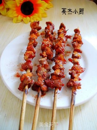 烤猪肉串的做法