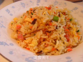 五彩蛋炒饭