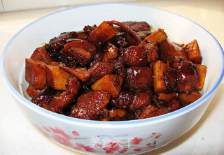 杏鲍菇红烧肉的做法