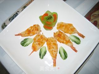 芝士焗大虾的做法
