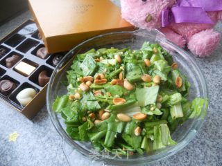 蒜香油麦的做法