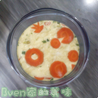 蒸公仔面鸡蛋羹的做法