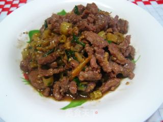 超级米饭杀手---野山椒炝牛肉的做法