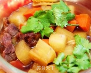 萝卜牛肉煲的做法