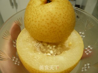 川贝冰糖蒸雪梨的做法