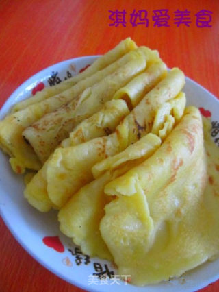 玉米面鸡蛋饼的做法