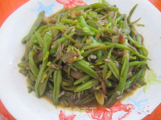 豆角丝炒肉的做法