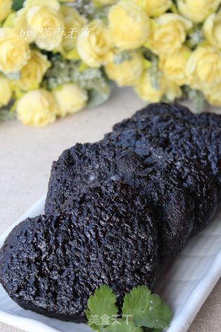 香煎爱心黑米饼的做法