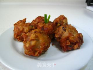 香菇肉丸的两种简单吃法--黄金小丸子VS菠菜肉丸汤的做法