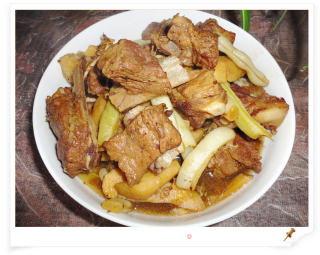 芸豆芋头炖排骨的做法