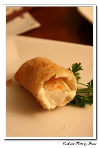 脆皮奶油芝士炸虾卷-Fancy Dinner之Appetizer的做法