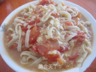 西红柿鸡蛋面的做法
