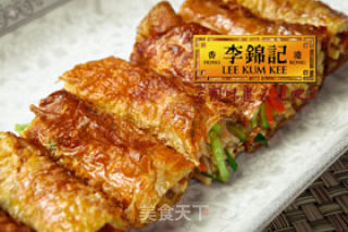 蚝香腐皮黄金卷的做法
