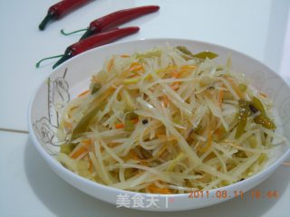 酸菜土豆丝的做法