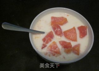 美容养颜甜品－木瓜牛奶
