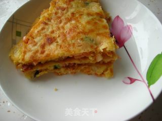 泡菜豆渣饼的做法