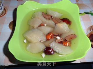 雪梨南北杏炖冰糖的做法