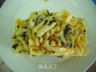 芝麻沙琪玛的做法