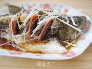 蒸鲈鱼的做法
